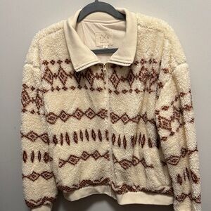 Thread & Supply Cream Fleece Jacket